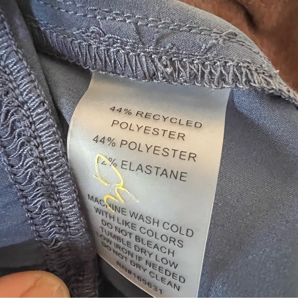 Calme Johnny Was Women’s NWT Blue L Track Pants Drawstring - Picture 4 of 8